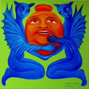 Amphore, 60 x 60 cm