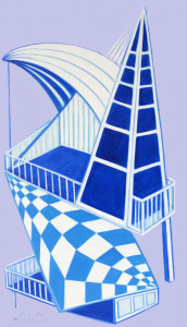 Architektur I, 140 x 80 cm
