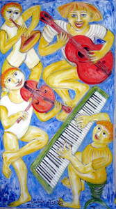 BEACH BAND I, 270 x 150 cm