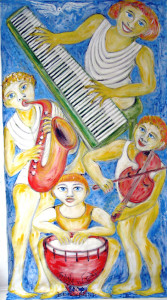 BEACH BAND II, 270 x 150 cm