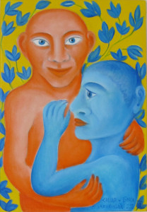 Blumenkinder II , 65 x 45 cm