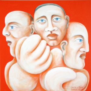 Boxer, 80 x 80 cm