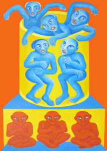 Denkmal II, 140 x 110 cm