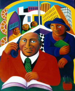 Der Chef, 1998, 120 x 100 cm