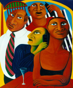 Die Chefin, 1998, 120 x 100 cm