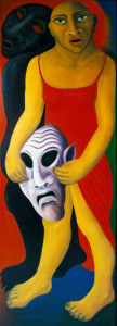 Die Maske, 1999, 250 x 90 cm