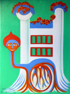 Elfenburg, 2015, 80 x 60 cm