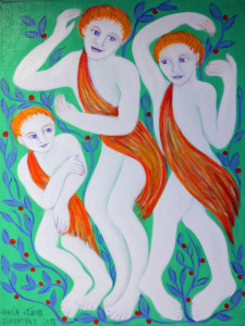 Elfentanz, 2015, 80 x 60 cm