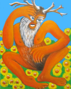 Faun, 50 x 40 cm