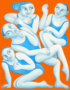 Fitness, 90 x 70 cm