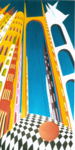 Foucaultsches Pendel II, 1994, 200 x 100 cm