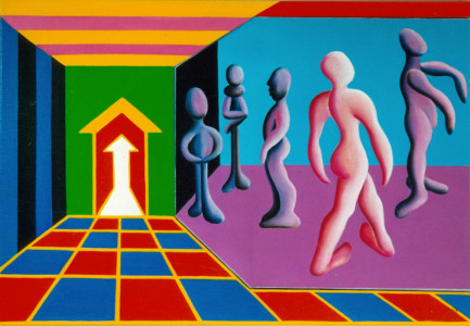 Galerie II, 90 x 130 cm