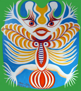 Geistchen, 90 x 80 cm