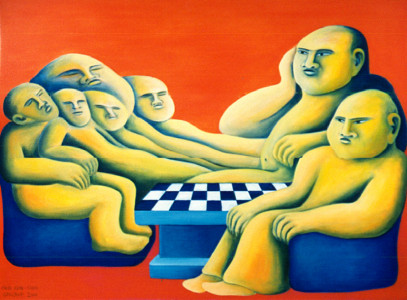Gipfeltreff, 140 x 190 cm