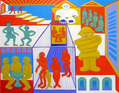 Glashaus, 110 x 140 cm