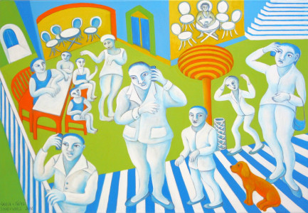 Handyworld, 90 x 130 cm