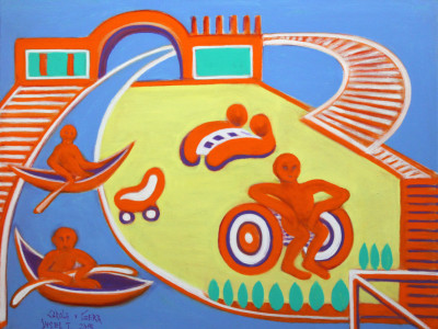 Insel I, 60 x 80 cm