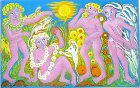 Jahreszeiten, 100 x 160 cm