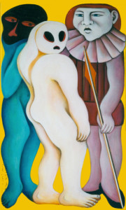 Jeanne d'Arc (Tripychon), 100 x 200 cm