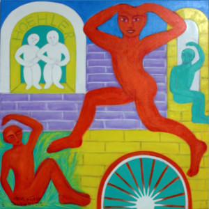 Jogging II, 2015, 70 x 70 cm
