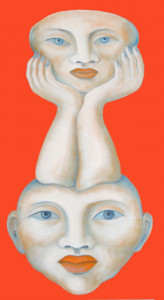 Kopfüber, 110 x 60 cm