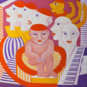 Kronprinz, 80 x 80 cm