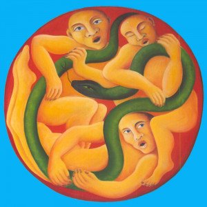 Laokoon, 100 x 100 cm