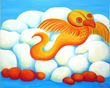Lasst und fliegen IV, 80 x 100 cm