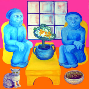 Lebensbaum, 200 x 200 cm