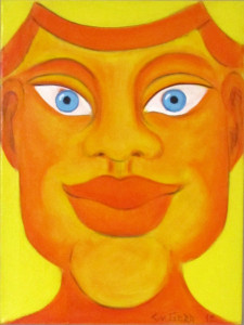 Maske I, 40 x 30 cm