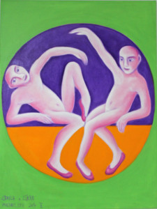 Medaillon II, 80 x 60 cm
