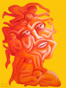Physiognomie I, 120 x 90 cm