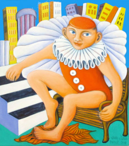 Pierrot, 90 x 80 cm