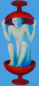 Pokal II, 130 x 60 cm