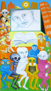 Public Viewing, 160 x 90 cm