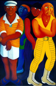 Publikum I + II, 1997, je/each 200 x 130 cm