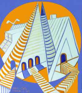 Pyramide II, 90 x 80 cm