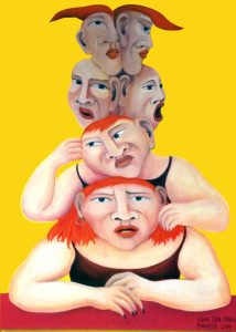 Pyramide, 140 x 100 cm