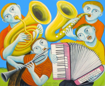 Quartett, 90 x 110 cm
