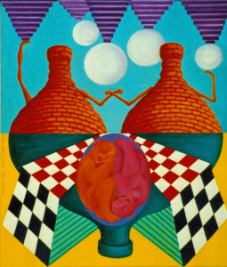 Retorte, 1993, 90 x 75 cm