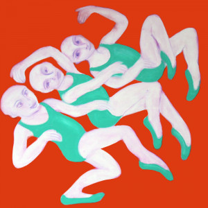 Rhythmus I, 80 x 80 cm