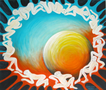 Supernova, 120 x 140 cm