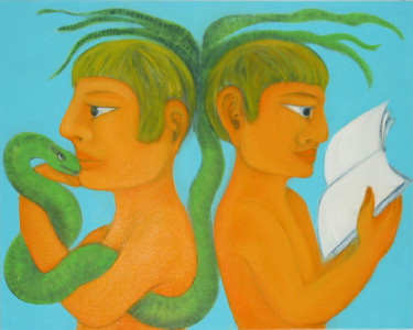 Schlangenbaum, 60 x 80 cm