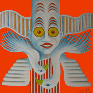 Schwanengesang, 80 x 80 cm