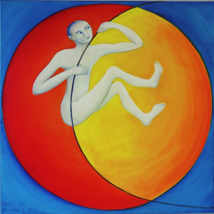 Spannung I, 70 x 70 cm