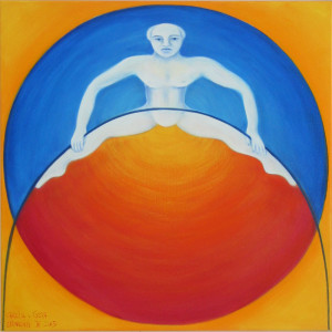 Spannung III, 70 x 70 cm