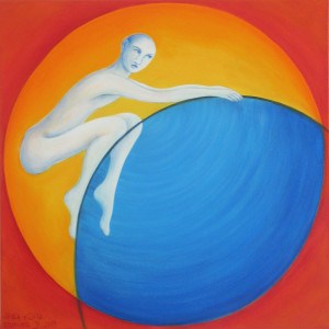 Spannung IV, 70 x 70 cm