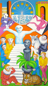 Stadtpark, 160 x 90 cm
