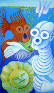 Submarine III, 120 x 70 cm