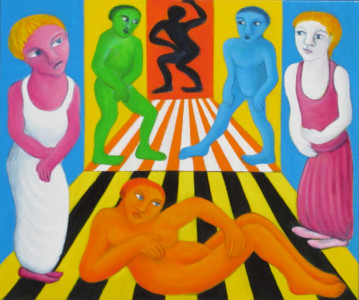 Theater III, 50 x 60 cm
